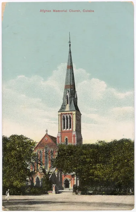 Framed Print : Afghan Memorial Church, Colaba (Kolaba), Bombay (Mumbai), India Date: circa 1908 Framed Print : Afghan Memorial Church, Colaba (Kolaba), Bombay (Mumbai), India Date: circa 1908