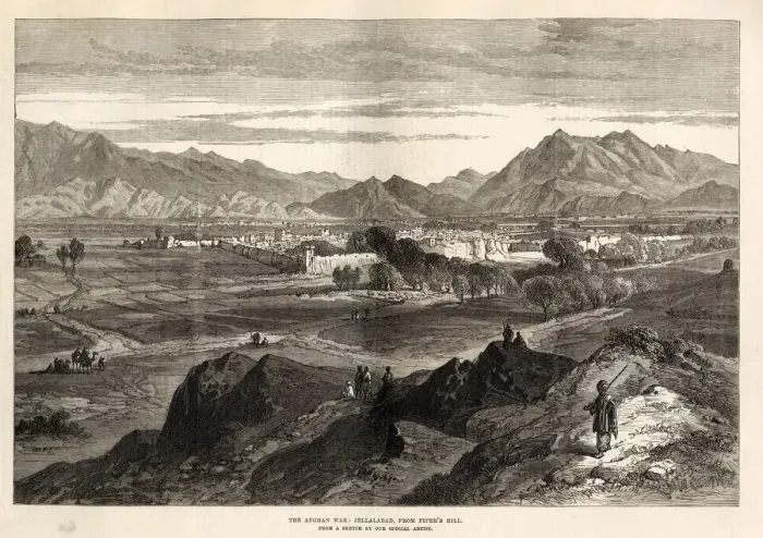 Framed Print : Afghan War - The Fort at Jellalabad Framed Print : Afghan War - The Fort at Jellalabad
