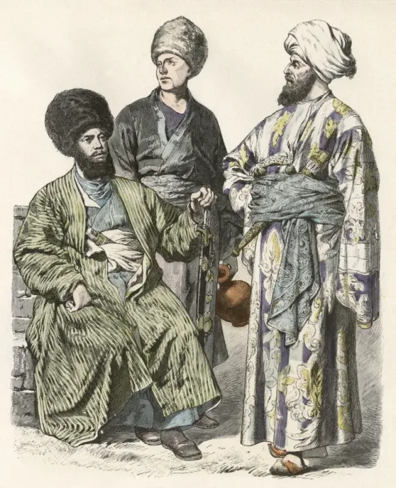 Framed Print : Afghans of Khiva Framed Print : Afghans of Khiva