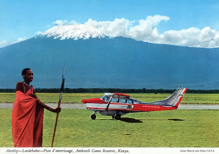Framed Print : Africa - Airstrip - Amboseli National Park, Kenya Framed Print : Africa - Airstrip - Amboseli National Park, Kenya