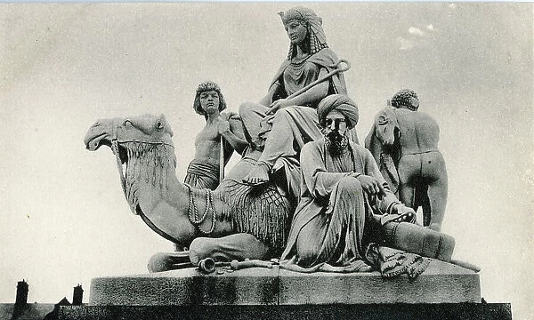 Africa, detail of the Albert Memorial, London