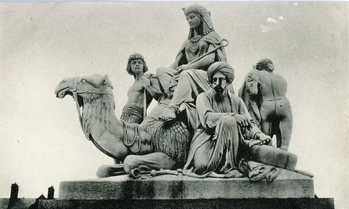 Framed Print : Africa, detail of the Albert Memorial, London Framed Print : Africa, detail of the Albert Memorial, London