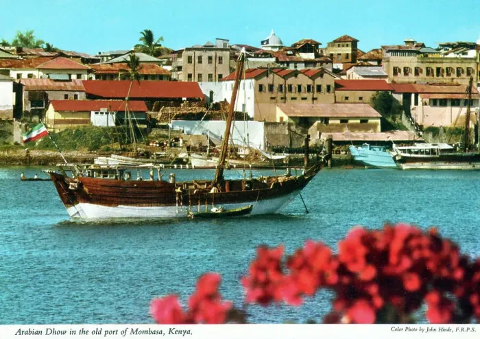 Framed Print : Africa - Arabian Dhow - Old Port - Mombasa, Kenya Framed Print : Africa - Arabian Dhow - Old Port - Mombasa, Kenya