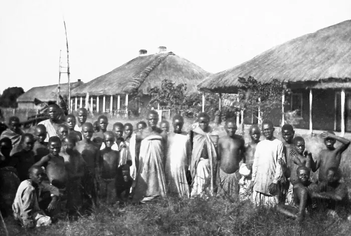 Framed Print : Africa Bandawe Mission Station pre-1900 Framed Print : Africa Bandawe Mission Station pre-1900