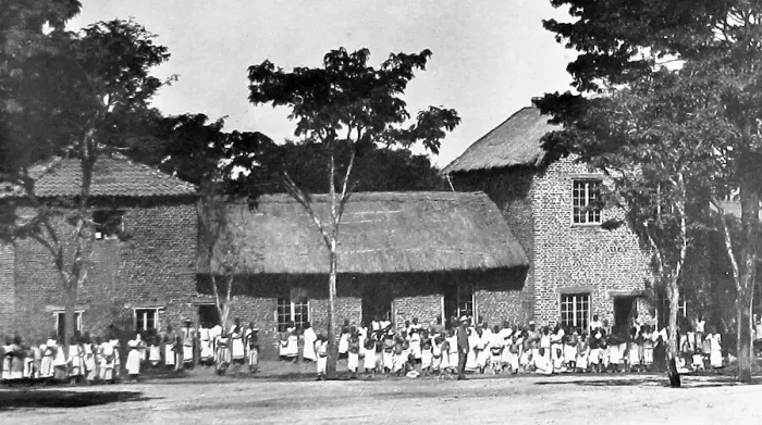 Framed Print : Africa Blantyre School pre-1900 Framed Print : Africa Blantyre School pre-1900
