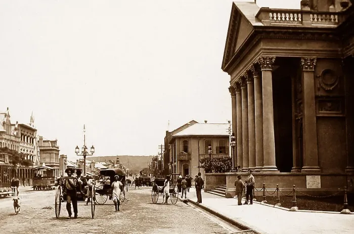 Framed Print : Africa Durban West Street pre-1900 Framed Print : Africa Durban West Street pre-1900