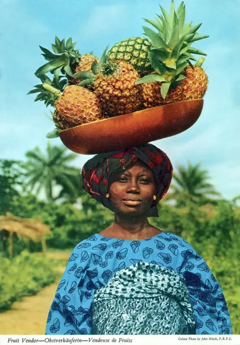 Framed Print : Africa - Fruit Seller - Western Nigeria Framed Print : Africa - Fruit Seller - Western Nigeria