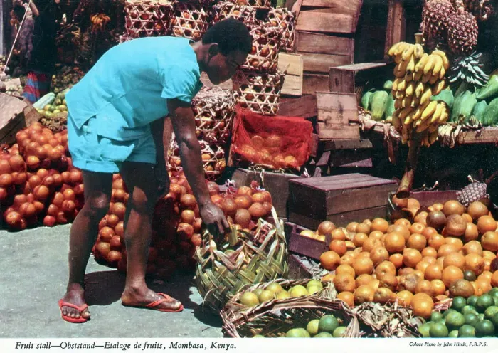 Framed Print : Africa - Fruit Stall, Mombasa, Kenya Framed Print : Africa - Fruit Stall, Mombasa, Kenya