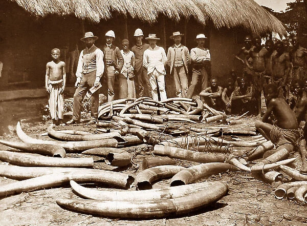 Africa Ivory store in Mandala pre-1900