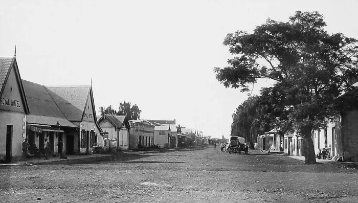Framed Print : Africa Potchefstroom Church Street pre-1900 Framed Print : Africa Potchefstroom Church Street pre-1900