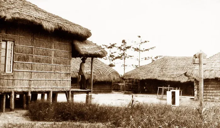 Framed Print : Africa Vincent Mission Station Zambesi River pre-1900 Framed Print : Africa Vincent Mission Station Zambesi River pre-1900