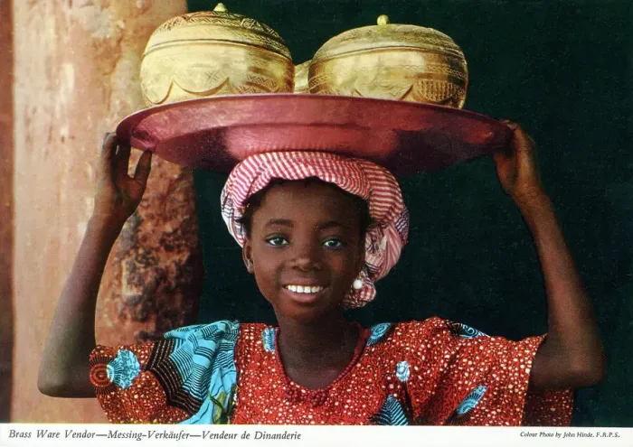Framed Print : Africa - Young brassware vendor Framed Print : Africa - Young brassware vendor
