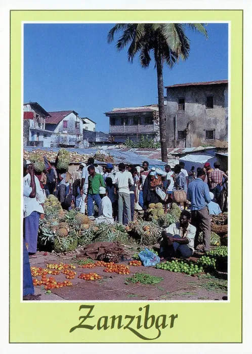 Framed Print : Africa - Zanzibar - Fruit Market Framed Print : Africa - Zanzibar - Fruit Market