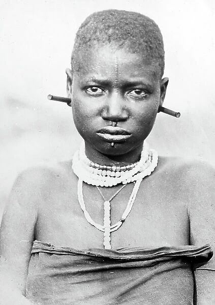 African girl, Victorian period