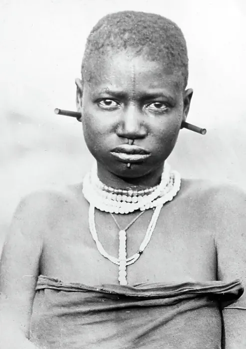 Framed Print : African girl, Victorian period Framed Print : African girl, Victorian period