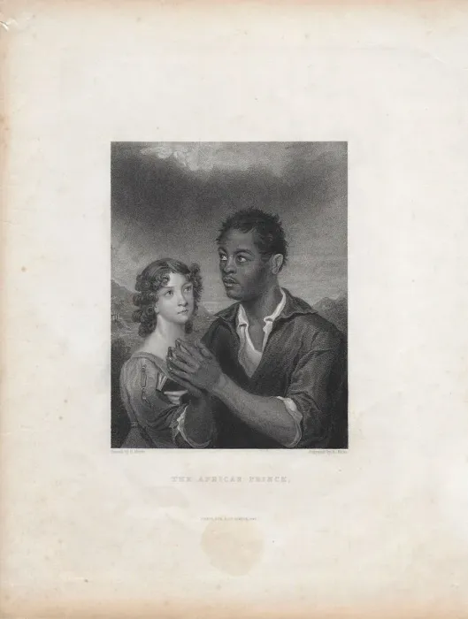 Framed Print : The African Prince (antique print) Framed Print : The African Prince (antique print)