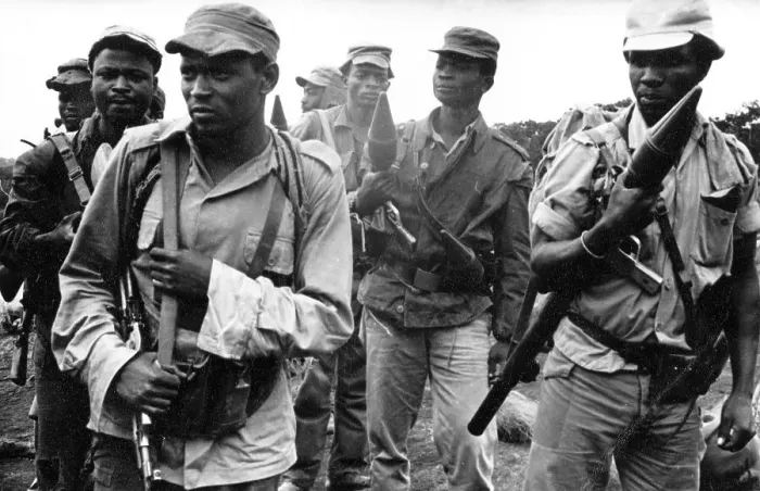 Framed Print : African soldiers Framed Print : African soldiers