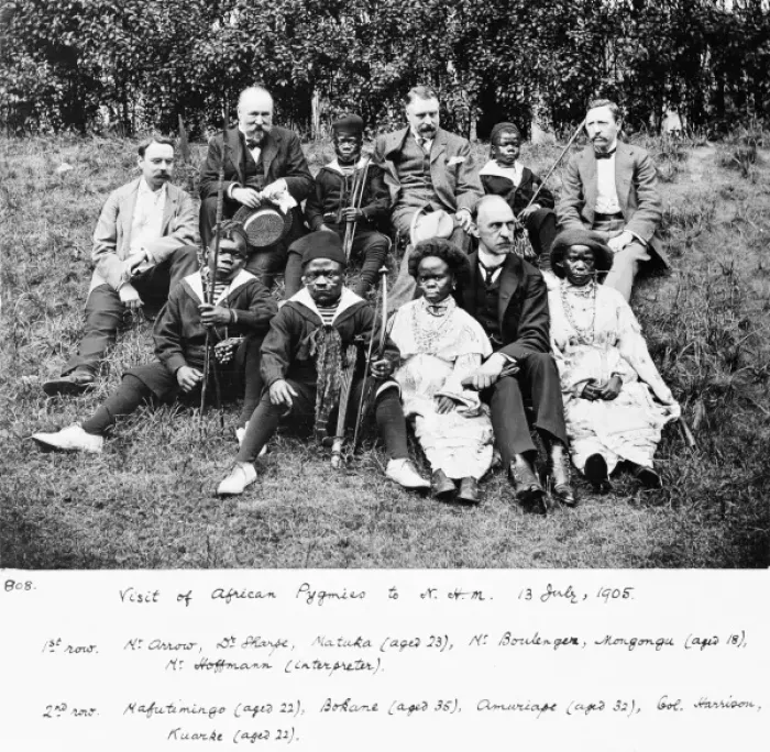 Framed Print : African visitors, July 1905 Framed Print : African visitors, July 1905