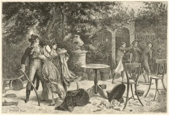 Framed Print : The aftermath of a dispute Framed Print : The aftermath of a dispute