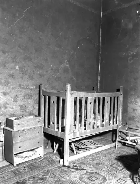 Framed Print : Aftermath of a fire at 8 Nelson Road, Hornsey, WW2 Framed Print : Aftermath of a fire at 8 Nelson Road, Hornsey, WW2