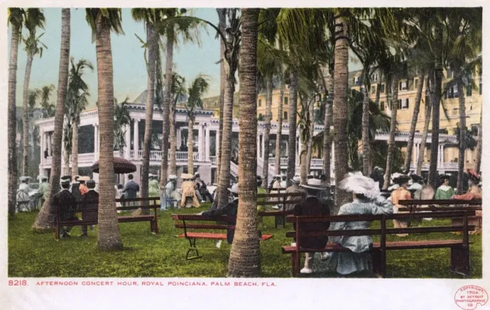 Framed Print : Afternoon concert, Royal Poinciana, Palm Beach, Florida, USA Framed Print : Afternoon concert, Royal Poinciana, Palm Beach, Florida, USA