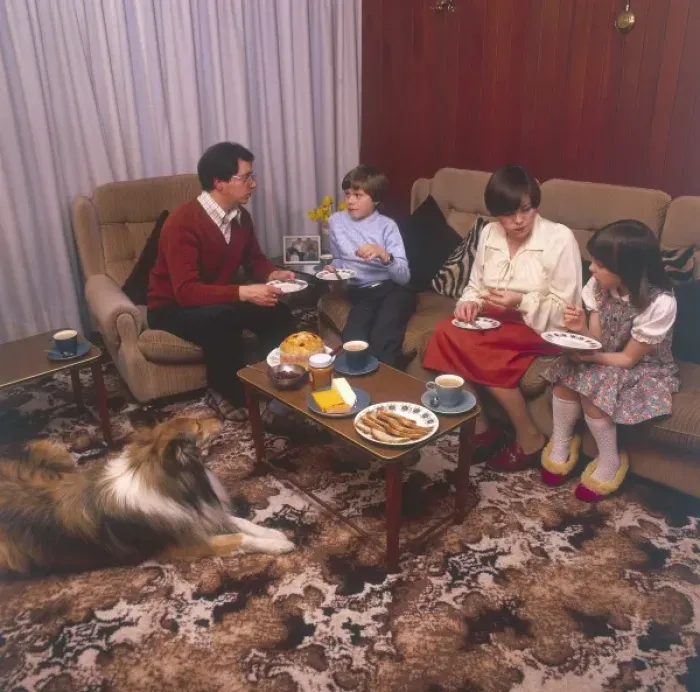 Framed Print : Afternoon Tea 1981 Framed Print : Afternoon Tea 1981