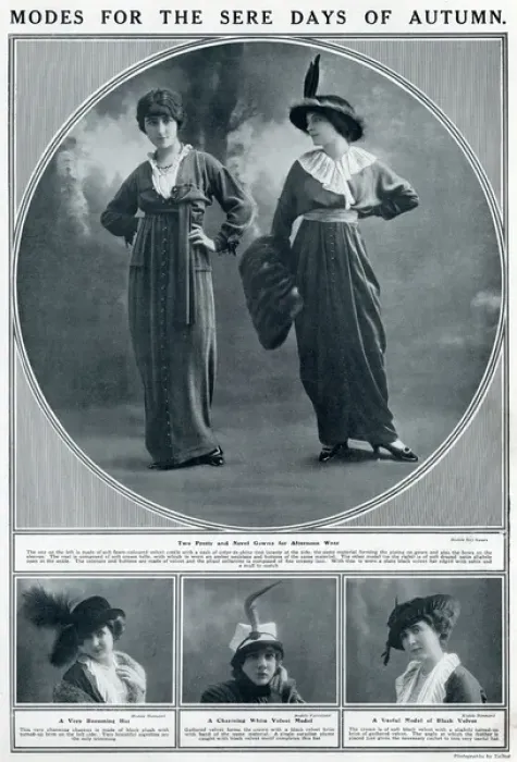 Framed Print : Aftertoon clothing 1913 Framed Print : Aftertoon clothing 1913