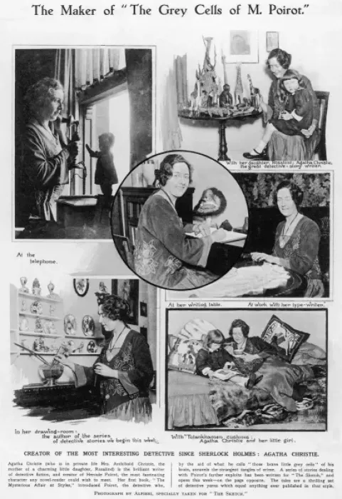 Framed Print : Agatha Christie, Scenes Framed Print : Agatha Christie, Scenes