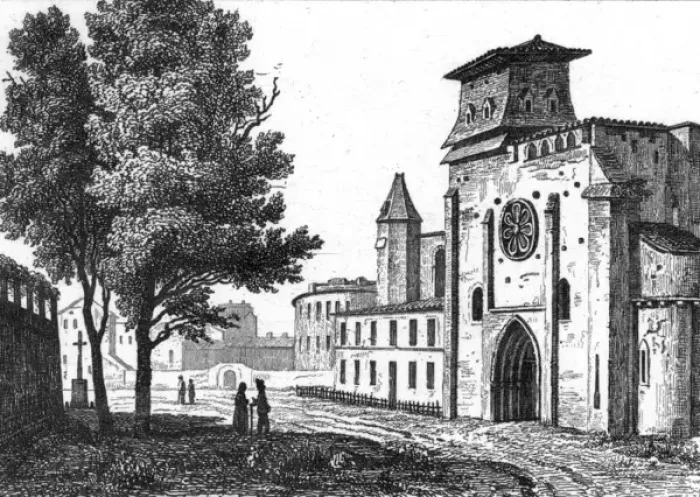 Framed Print : Agen, France - Church of Saint Caprais Framed Print : Agen, France - Church of Saint Caprais