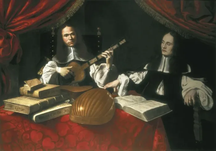 Framed Print : Agliardi brothers, circa 1665. Bergamo school Framed Print : Agliardi brothers, circa 1665. Bergamo school