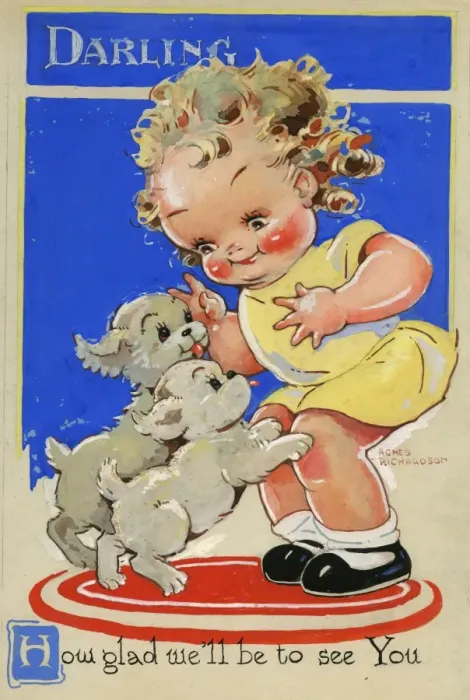 Framed Print : Agnes Richardson, How glad we ll be to see you Framed Print : Agnes Richardson, How glad we ll be to see you