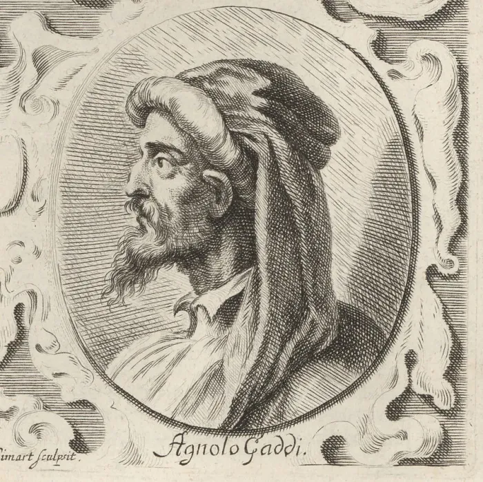 Framed Print : Agnolo Gaddi, Italian painter, c.1350-1396 Framed Print : Agnolo Gaddi, Italian painter, c.1350-1396