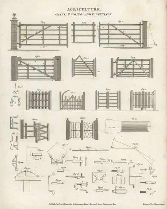 Framed Print : Agricultural gates and hangings Framed Print : Agricultural gates and hangings