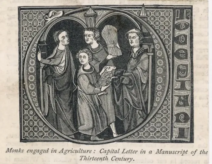 Framed Print : Agricultural Monks Framed Print : Agricultural Monks