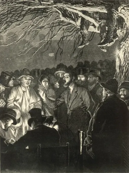 Framed Print : Agricultural Strike