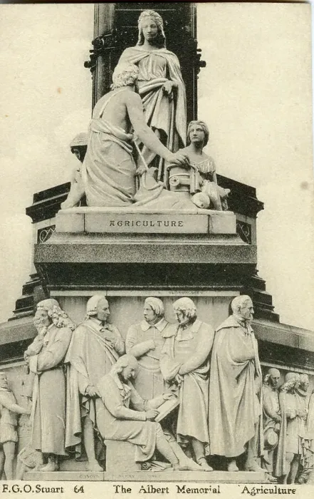 Framed Print : Agriculture, detail of the Albert Memorial, London Framed Print : Agriculture, detail of the Albert Memorial, London
