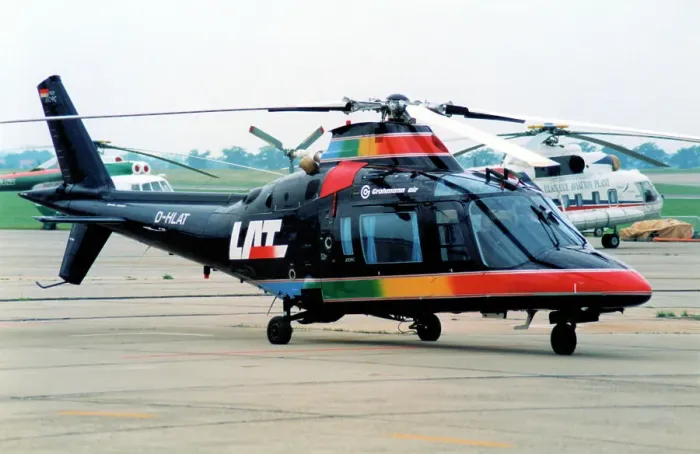 Framed Print : Agusta A109C D-HLAT Framed Print : Agusta A109C D-HLAT