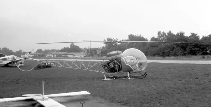 Framed Print : Agusta-Bell 47G-3B-1 HB-XBW Framed Print : Agusta-Bell 47G-3B-1 HB-XBW