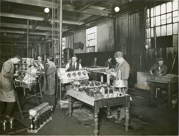 AID inspection of Napier engine