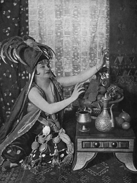 Framed Print : Aileen D Orme in Chu Chin Chow, WW1 Framed Print : Aileen D Orme in Chu Chin Chow, WW1