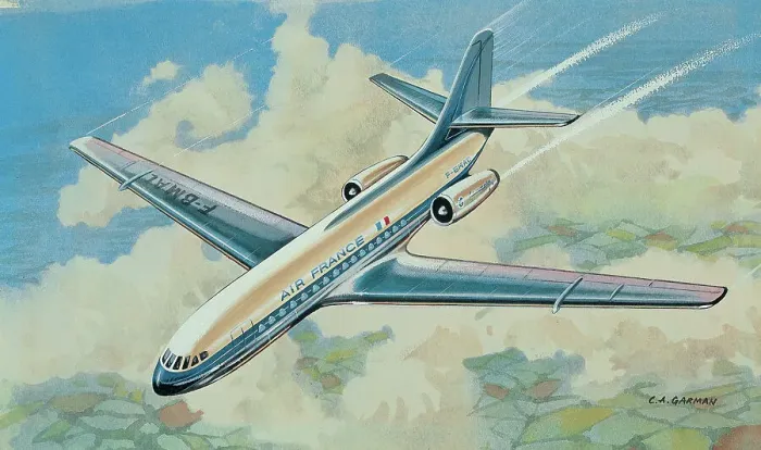 Framed Print : Air France Airliner Framed Print : Air France Airliner