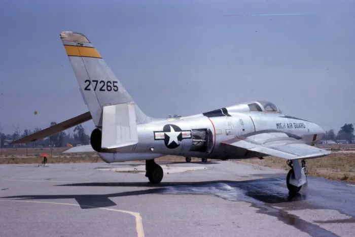 Framed Print : Air National Guard - Republic RF-84K Thunderflash Framed Print : Air National Guard - Republic RF-84K Thunderflash