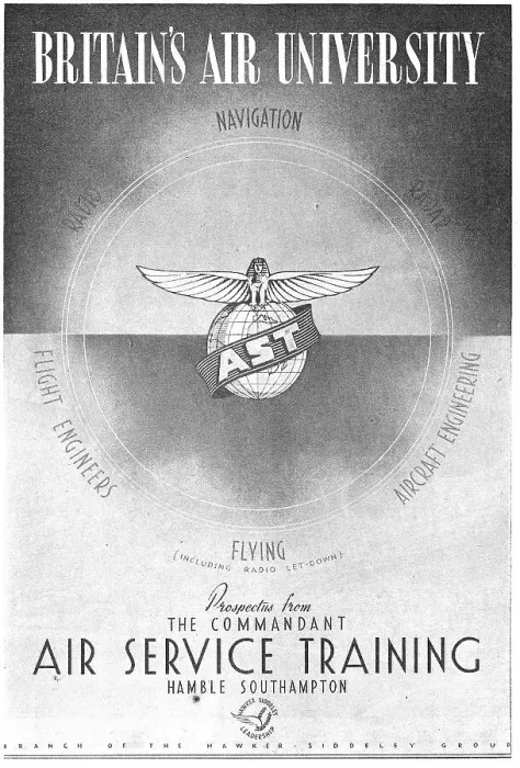 Framed Print : Air Service Training - Flying Training