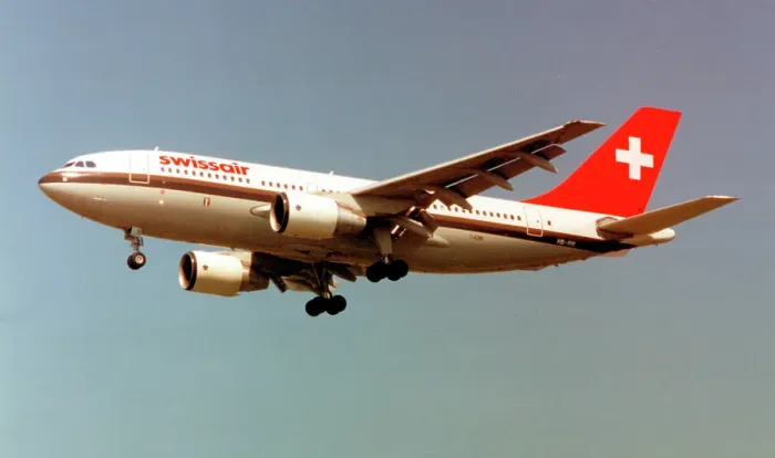 Framed Print : Airbus A310-222 HB-IPB Framed Print : Airbus A310-222 HB-IPB