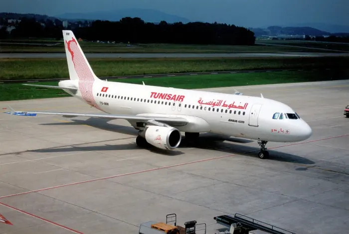 Framed Print : Airbus A320 TS-IMM Framed Print : Airbus A320 TS-IMM