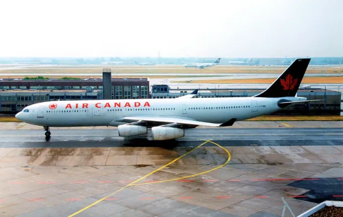 Framed Print : Airbus A340-300 C-FTNQ Framed Print : Airbus A340-300 C-FTNQ