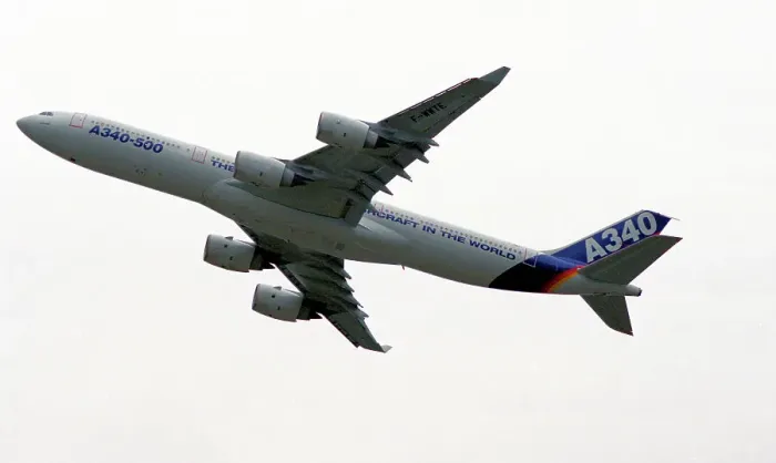 Framed Print : Airbus A340-541 F-WWTE Framed Print : Airbus A340-541 F-WWTE