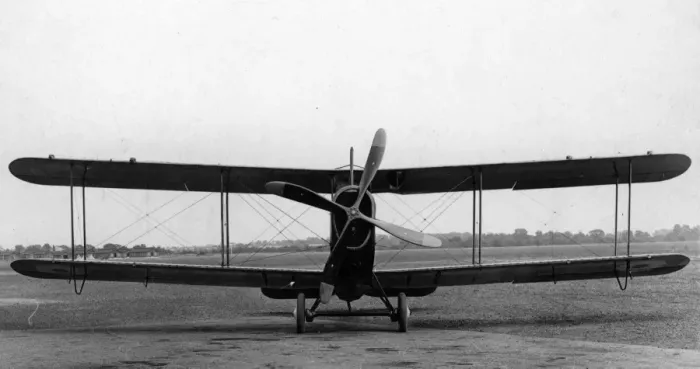 Framed Print : Airco DH4 Head on Framed Print : Airco DH4 Head on