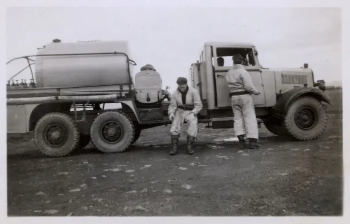 Framed Print : Aircraft refuelling truck at an airfield Framed Print : Aircraft refuelling truck at an airfield