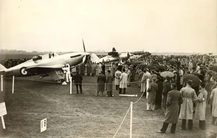 Framed Print : Aircraft static park at the 1939 RAeS Garden Party Framed Print : Aircraft static park at the 1939 RAeS Garden Party
